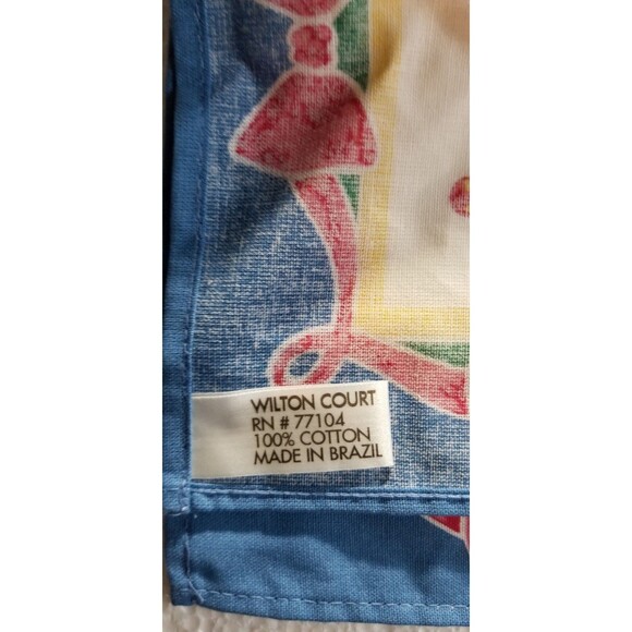 Placemats Teapot Cup & Fruit Set of 4  Classic Design New Tags Wilton Court - Picture 5 of 5